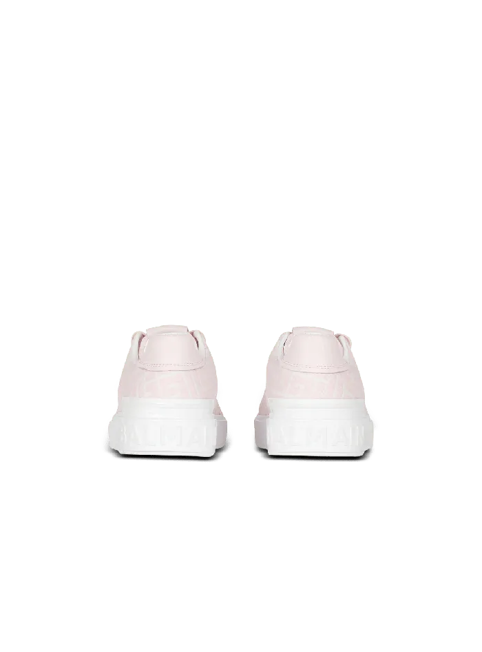 Balmain Bicolor Jacquard BCourt Sneakers Pink Women Sneakers