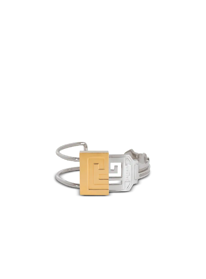 Balmain Brass Key Bracelet Gold WomenMen Fashion Jewelry