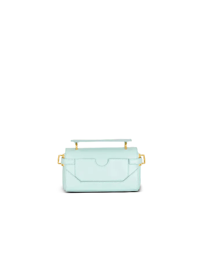Balmain Calfskin BBuzz 19 Bag Blue Women Handbags