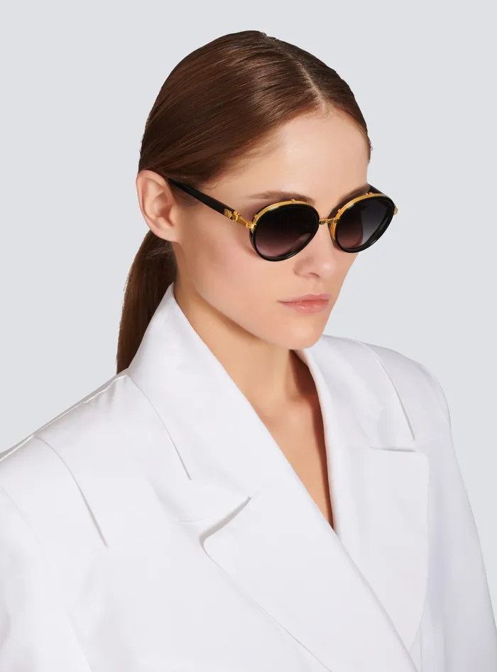 Balmain Croissy Sunglasses Black WomenMen Eyewear