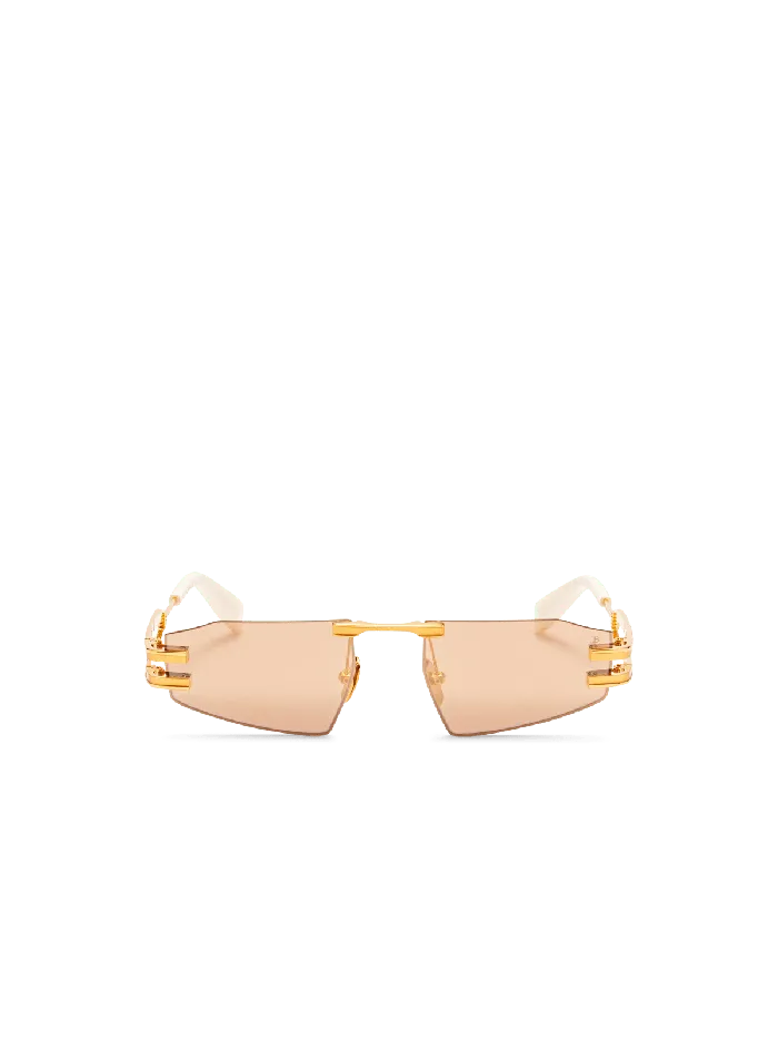 Balmain Fixe II Sunglasses Gold WomenMen Eyewear