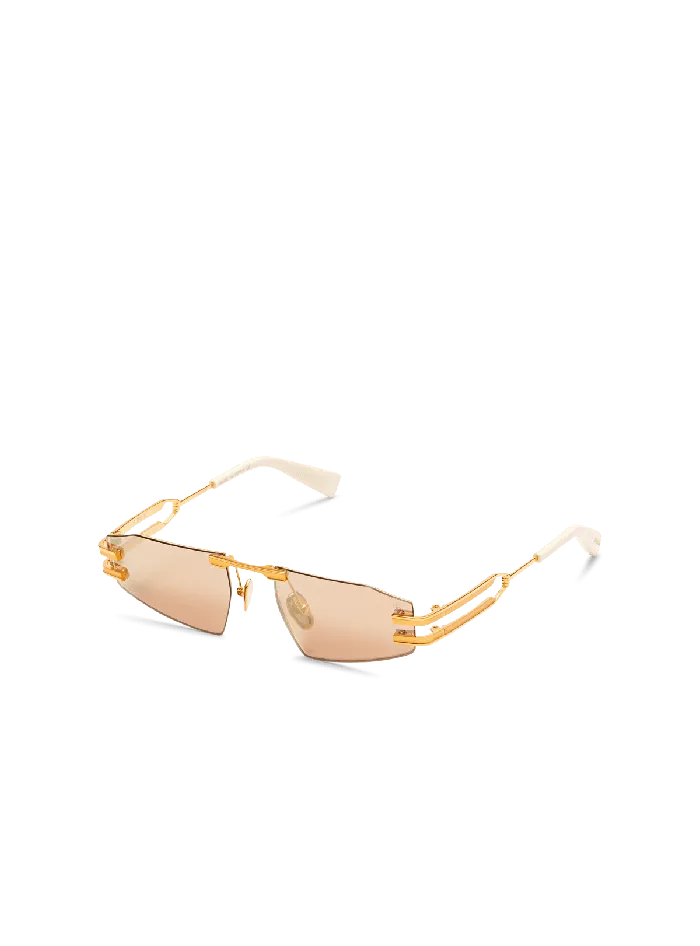 Balmain Fixe II Sunglasses Gold WomenMen Eyewear