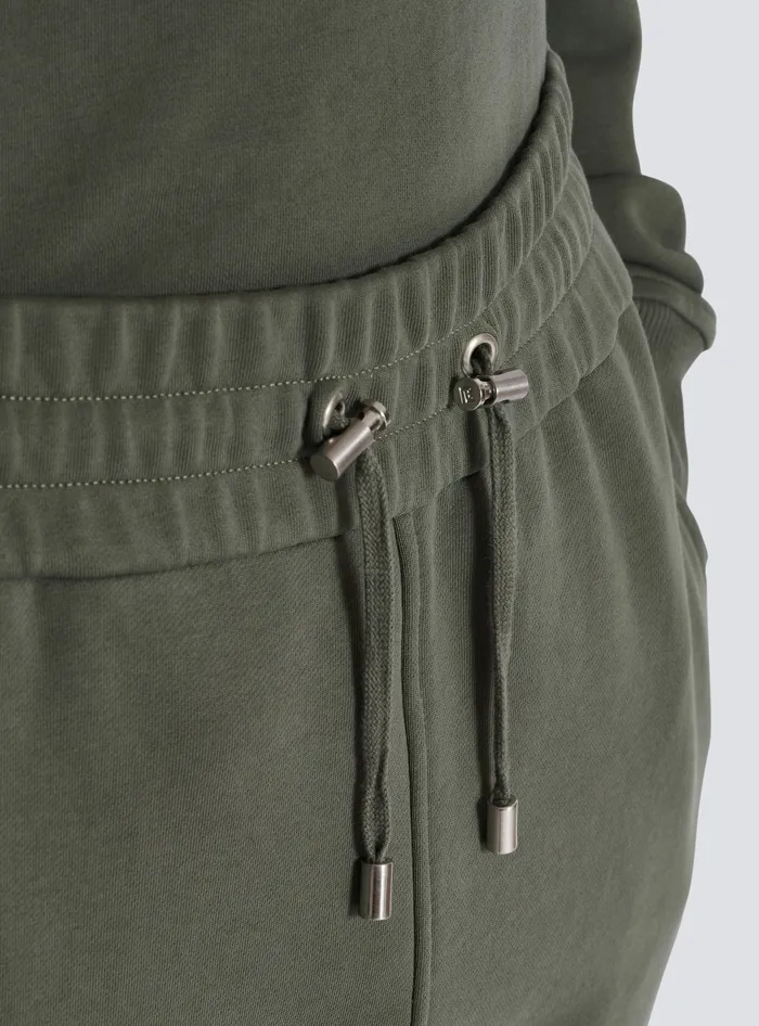 Balmain Flocked Paris Joggers Khaki Men Trousers And Shorts