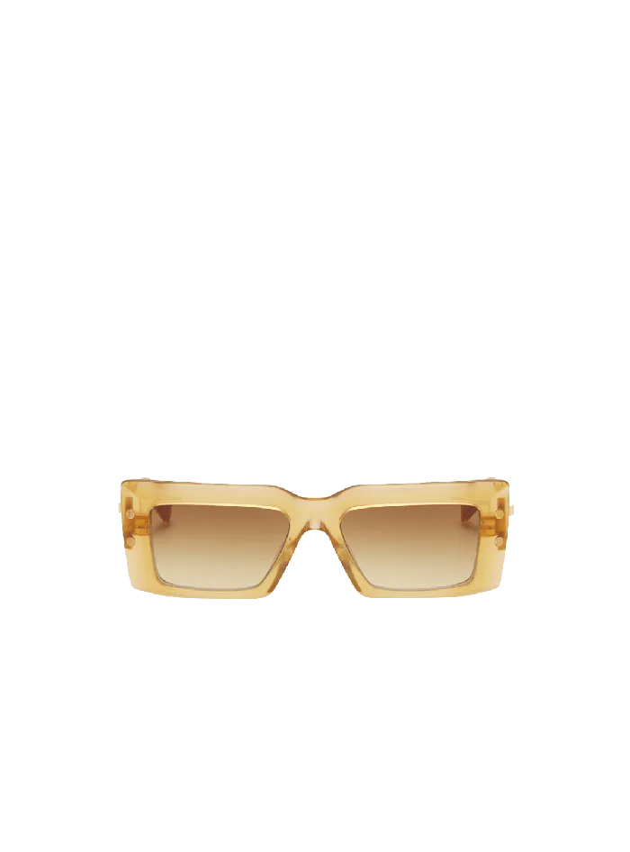 Balmain Impeacuterial Sunglasses Yellow WomenMen Eyewear