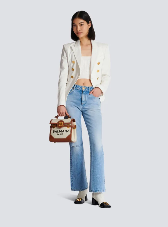 Balmain Knitted Halterneck Top White Women Tops And Shirts