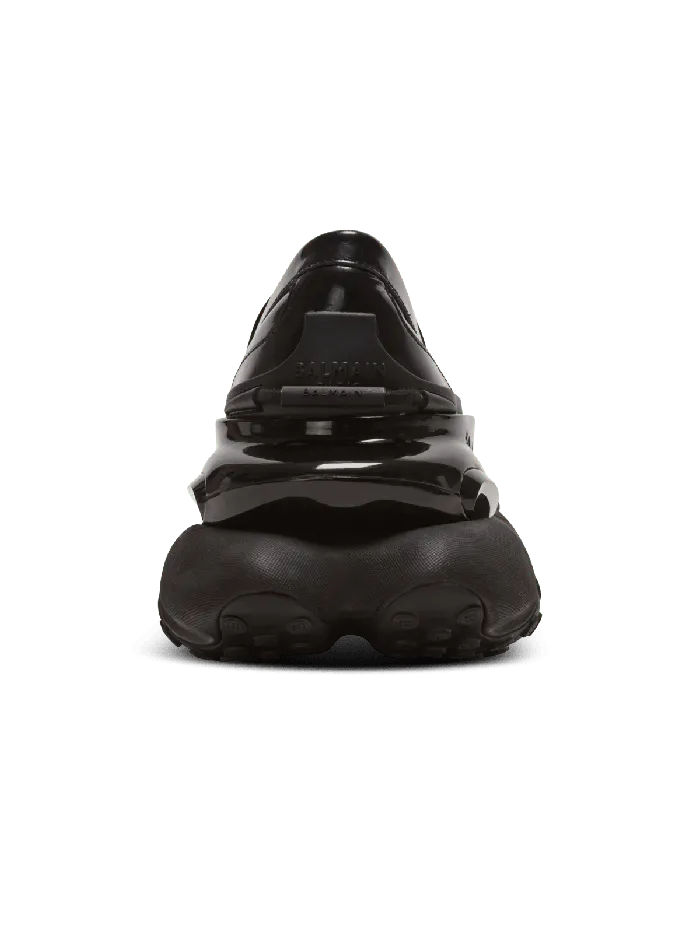 Balmain Main Lab Unicorn Glazed Loafer Sneakers Black Men Sneakers