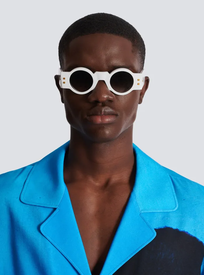 Balmain Olivier Sunglasses White WomenMen Eyewear