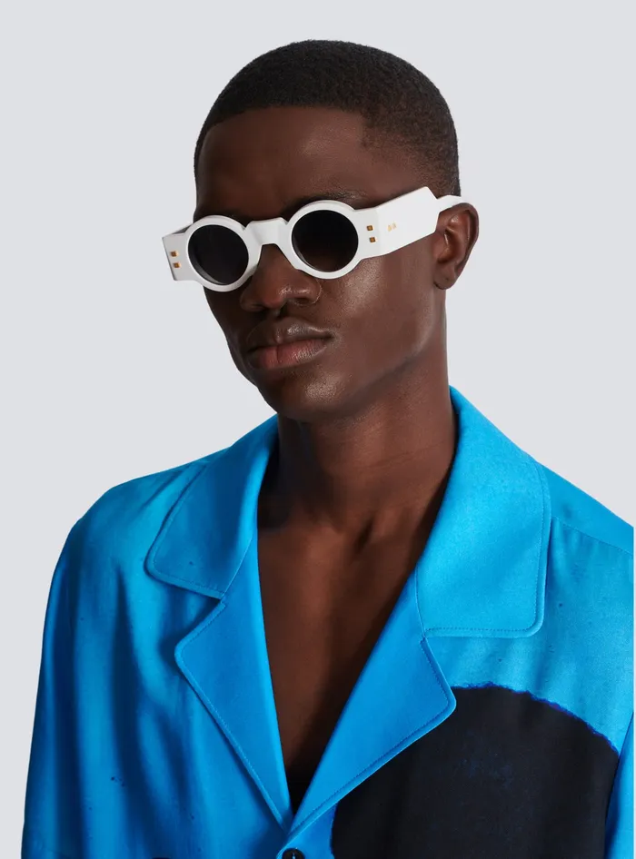 Balmain Olivier Sunglasses White WomenMen Eyewear