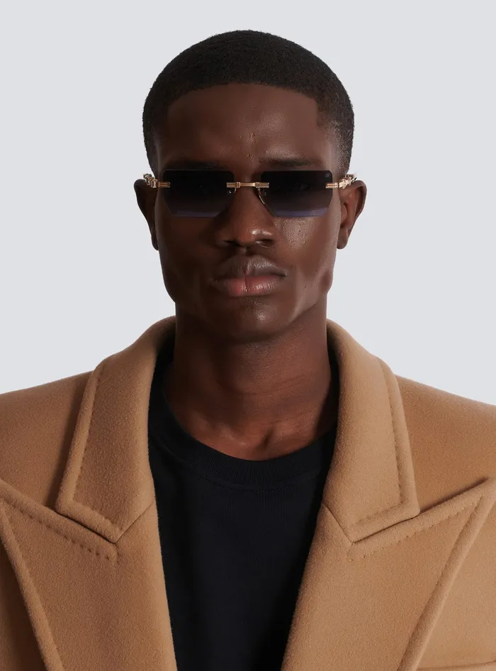 Balmain Pierre Sunglasses Blue WomenMen Eyewear