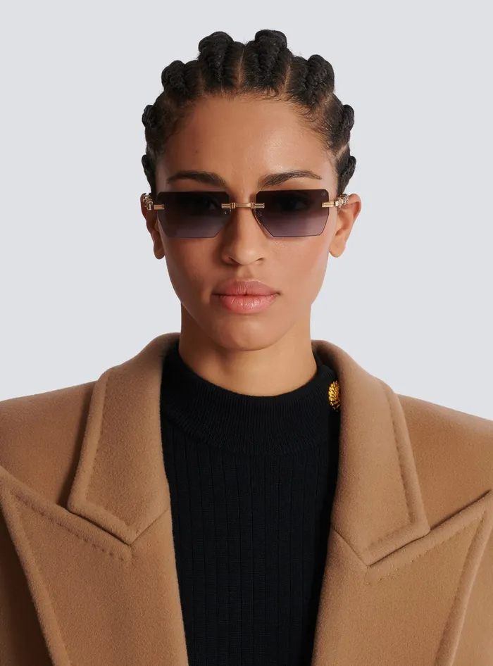 Balmain Pierre Sunglasses Blue WomenMen Eyewear
