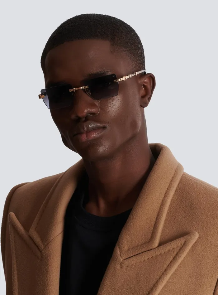 Balmain Pierre Sunglasses Blue WomenMen Eyewear