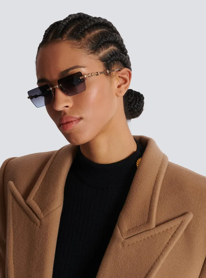 Balmain Pierre Sunglasses Blue WomenMen Eyewear