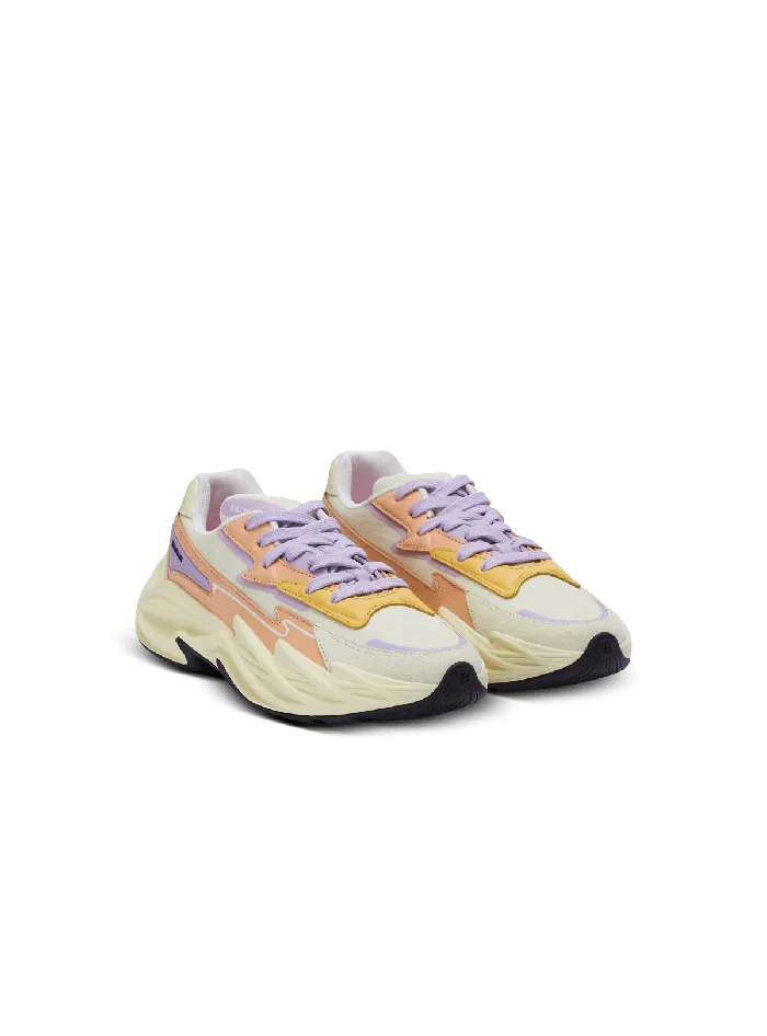 Balmain RunRow Leather And Nylon Sneakers Multicolor Women Sneakers