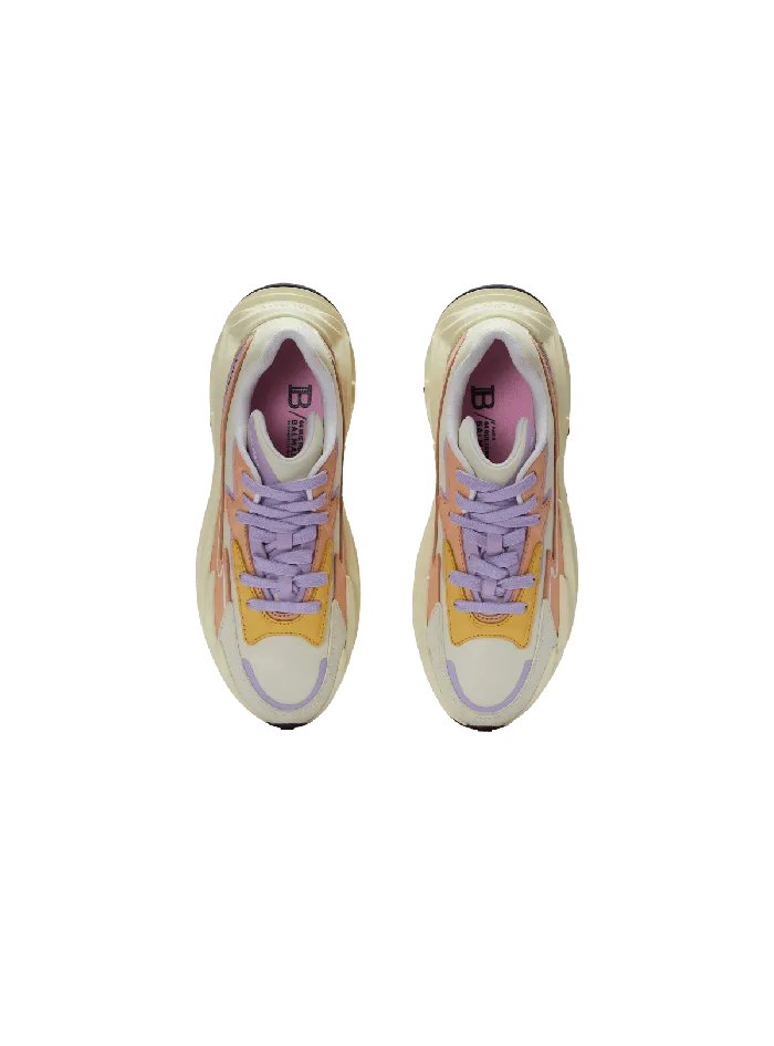 Balmain RunRow Leather And Nylon Sneakers Multicolor Women Sneakers