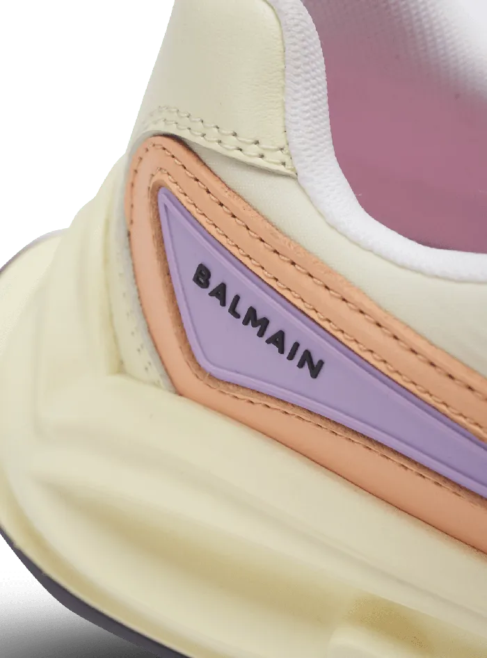 Balmain RunRow Leather And Nylon Sneakers Multicolor Women Sneakers