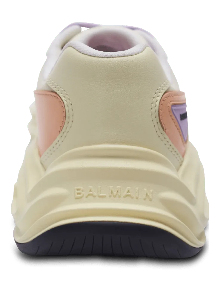 Balmain RunRow Leather And Nylon Sneakers Multicolor Women Sneakers