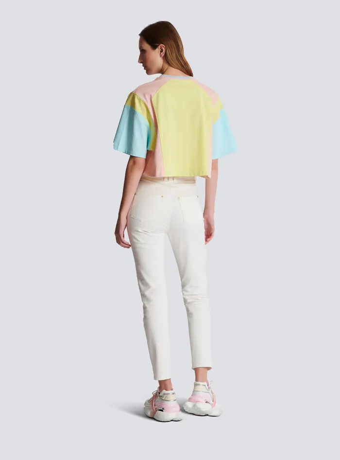 Balmain Slim Fit Jeans White Women Denim