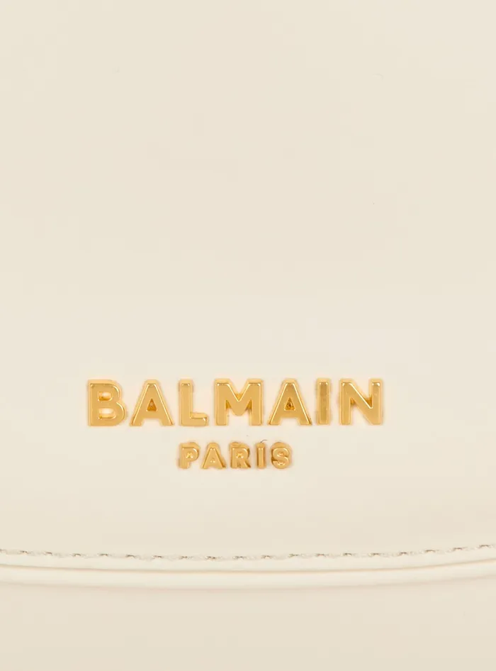 Balmain Small Jolie Madame Bag In Box Leather White Women Mini Bags