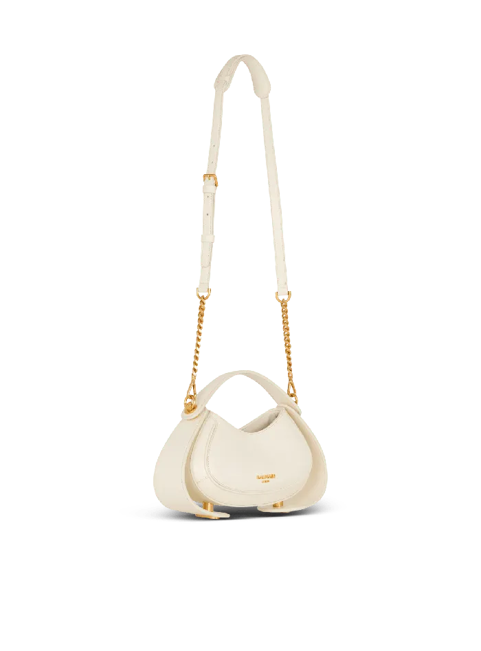 Balmain Small Jolie Madame Bag In Box Leather White Women Mini Bags