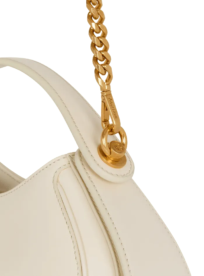 Balmain Small Jolie Madame Bag In Box Leather White Women Mini Bags