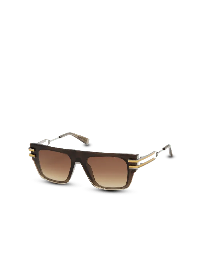 Balmain Soldat Sunglasses Brown WomenMen Eyewear