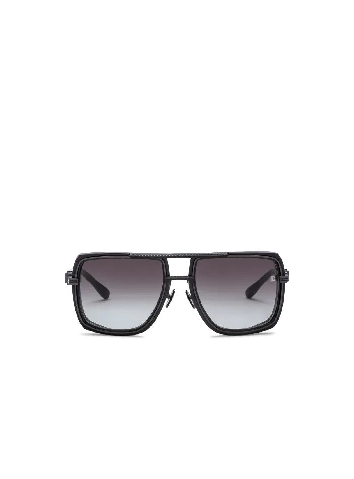 Balmain Soldier Sunglasses Black WomenMen Eyewear