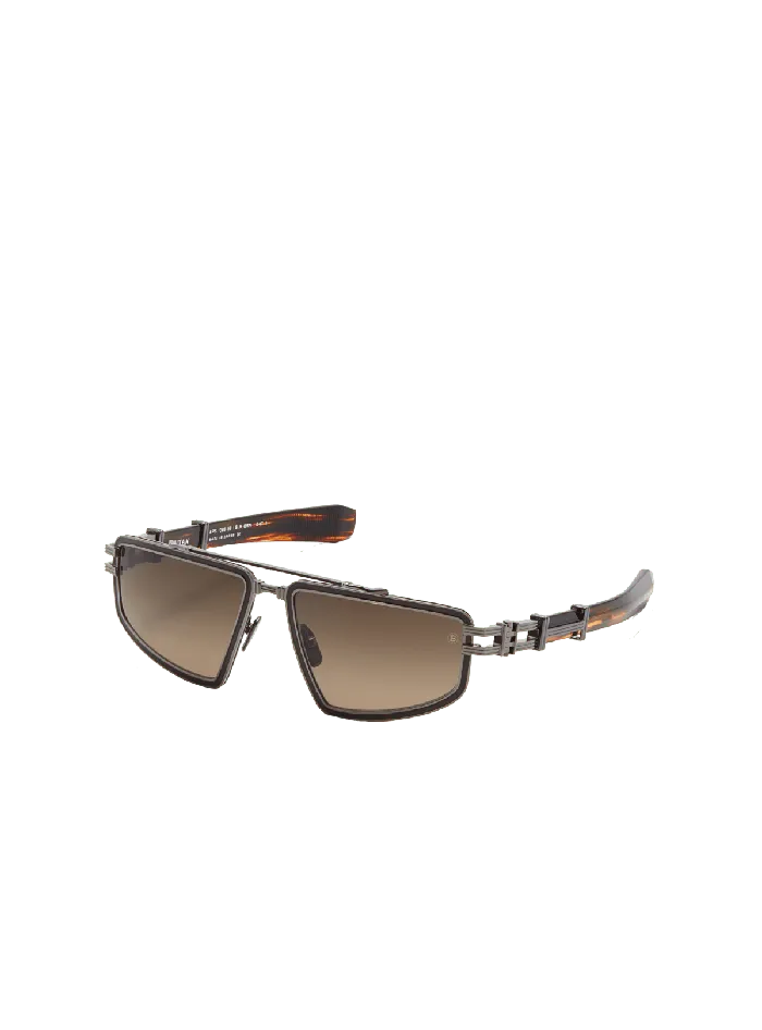 Balmain Titan Sunglasses Brown WomenMen Eyewear