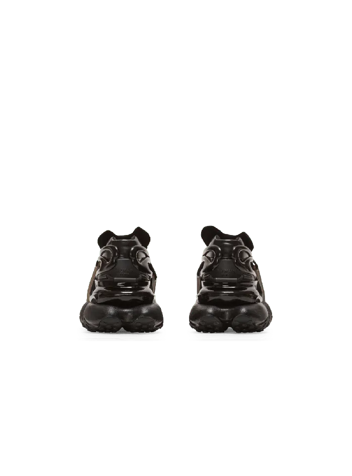 Balmain Unicorn Main Lab Patent Leather Sneakers Black Men Sneakers