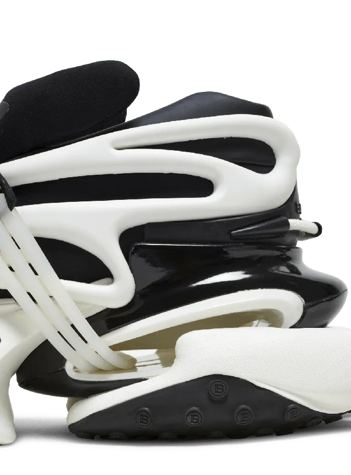 Balmain Unicorn Sneakers In Twotone Neoprene And Leather Black Women Sneakers