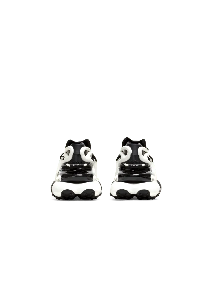 Balmain Unicorn Sneakers In Twotone Neoprene And Leather Black Women Sneakers
