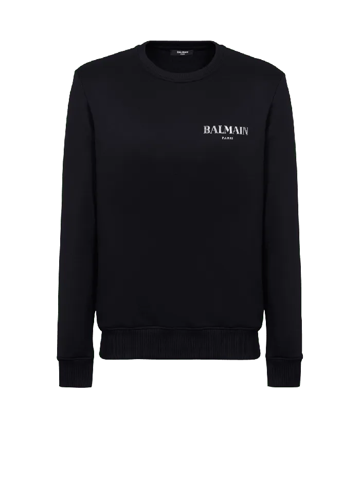 Balmain Vintage Sweatshirt Black Men Sweatshirts