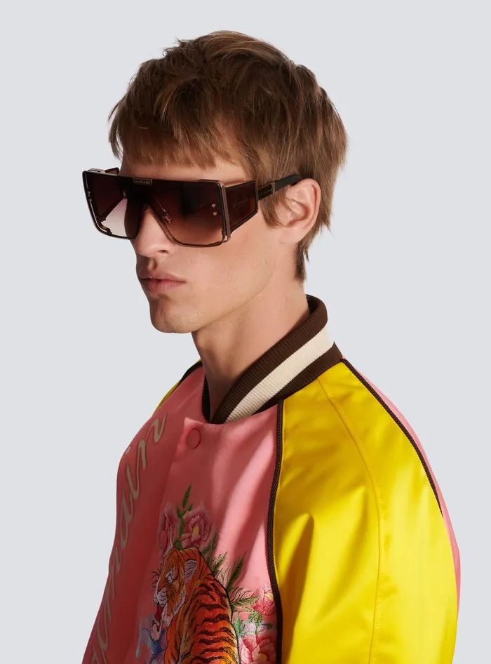 Balmain Wonder Boy Sunglasses Brown WomenMen Eyewear