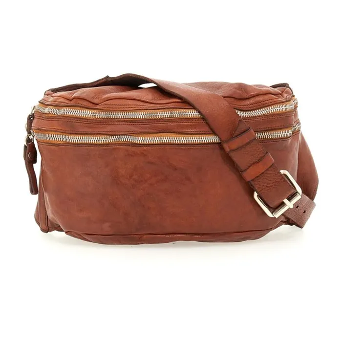Belt Bags Men Campomaggi Easy Cognac