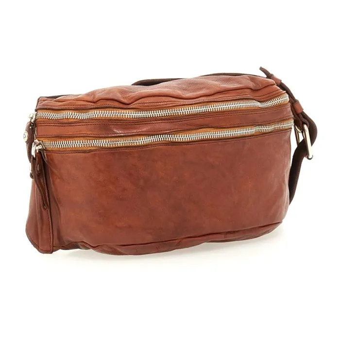 Belt Bags Men Campomaggi Easy Cognac