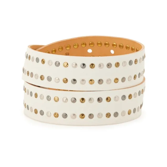 Belts Women Campomaggi Futura White Belts Women Campomaggi Futura White