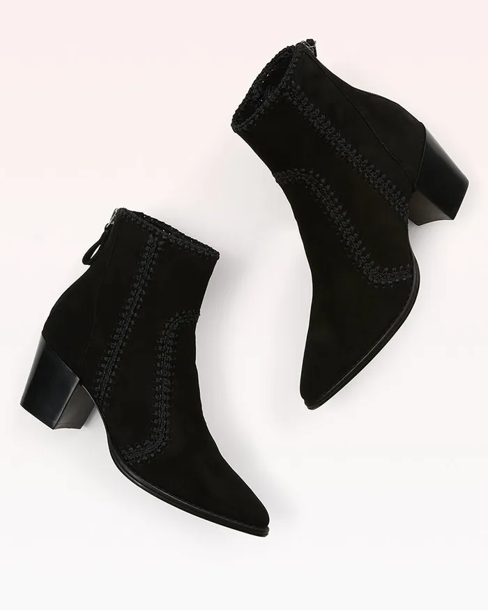 Black Suede Bootie 8211 Benta Bootie 60 Suede Black 8211 Suede Boots Alexandre Birman Black Women Alexandre Birman Boots