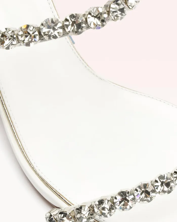 Block Heel Wedding Sandals 8211 Alexa Crystals Bridal 60 White 8211 Alexandre Birman Bridal White Women Alexandre Birman Sandals