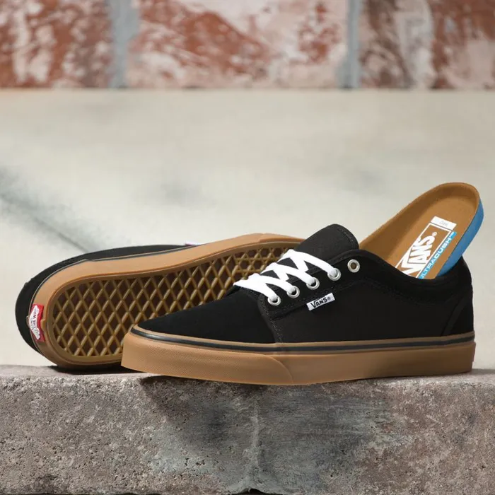 BMX Shoes Men Vans Chukka Low Blackblackgum
