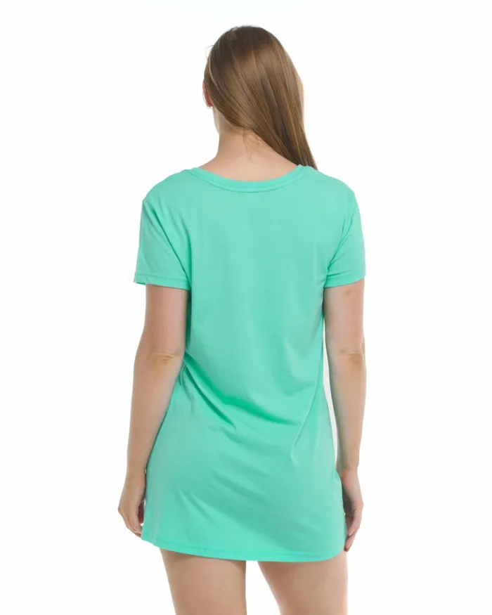 Body Glove CoverUps Brielle TShirt Dress 8211 Seamist Heather 8211 Women