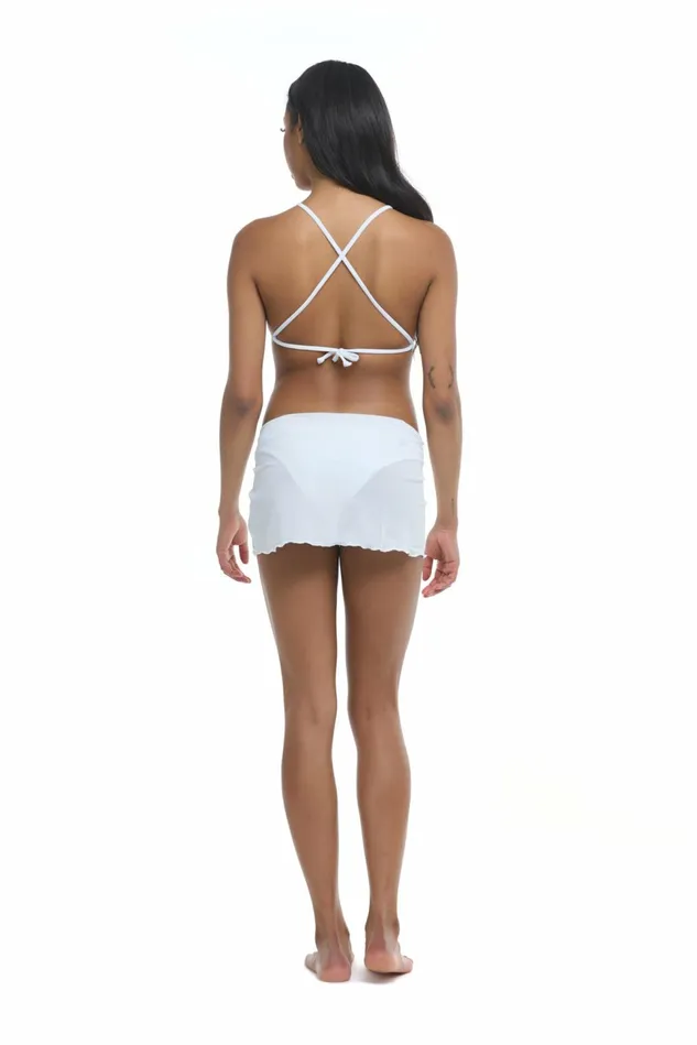 Body Glove CoverUps Smoothies Short Sarong CoverUp 8211 Snow 8211 Women