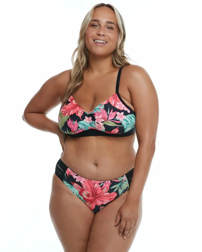 Body Glove DF Cup Tops Isla Foca Plus Size Drew Fixed Triangle Bikini Top 8211 Black 8211 Women Body Glove DF Cup Tops Isla Foca Plus Size Drew Fixed Triangle Bikini Top 8211 Black 8211 Women