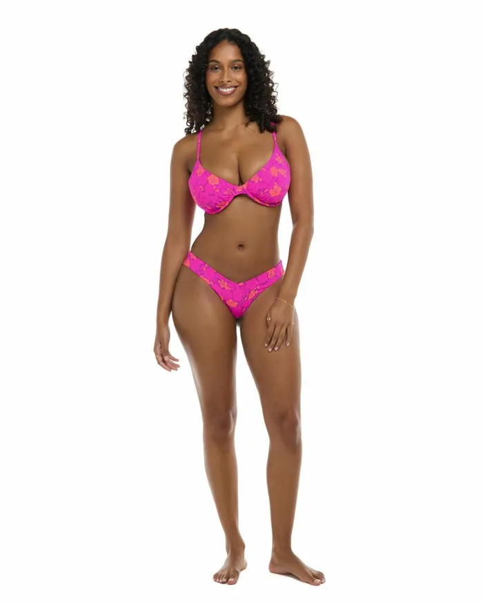 Body Glove DF Cup Tops Puako Solo DF Cup Bikini Top 8211 Bubble Gum Puako 8211 Women