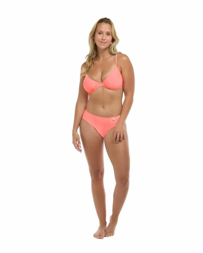 Body Glove DF Cup Tops Smoothies Solo DF Cup Bikini Top 8211 Coral 8211 Women Body Glove DF Cup Tops Smoothies Solo DF Cup Bikini Top 8211 Coral 8211 Women