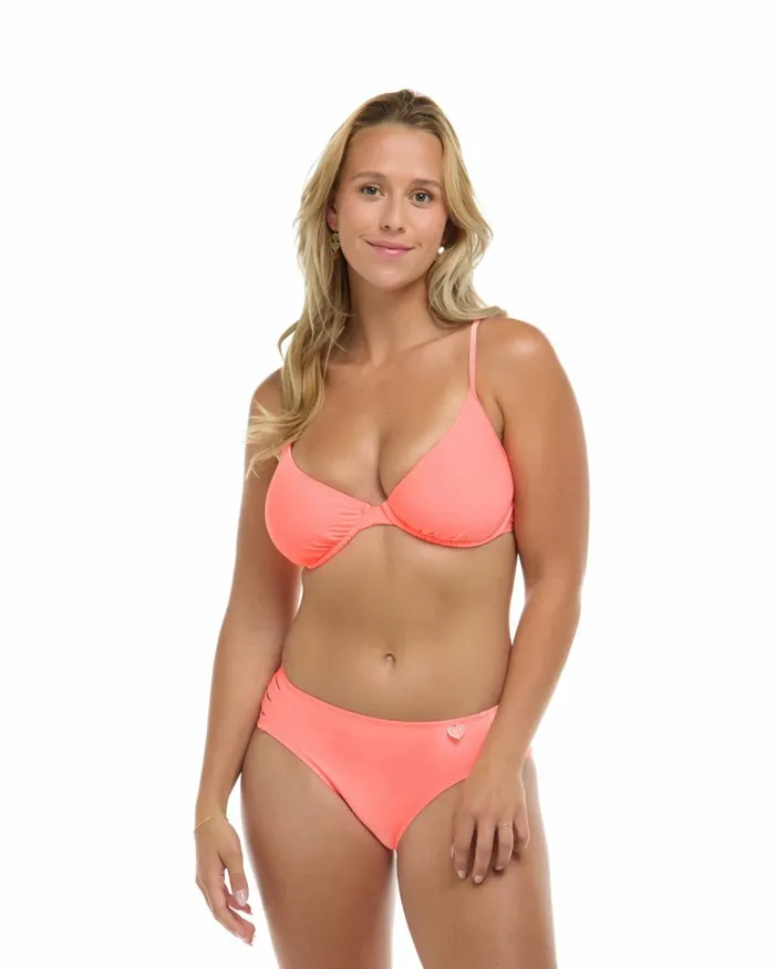 Body Glove DF Cup Tops Smoothies Solo DF Cup Bikini Top 8211 Coral 8211 Women