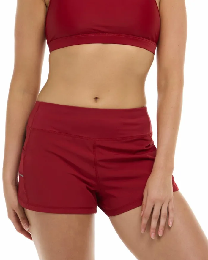 Body Glove Gym To Swim Smoothies Equalizer CrossOver Sports Bra 8211 Cranberry 8211 Women