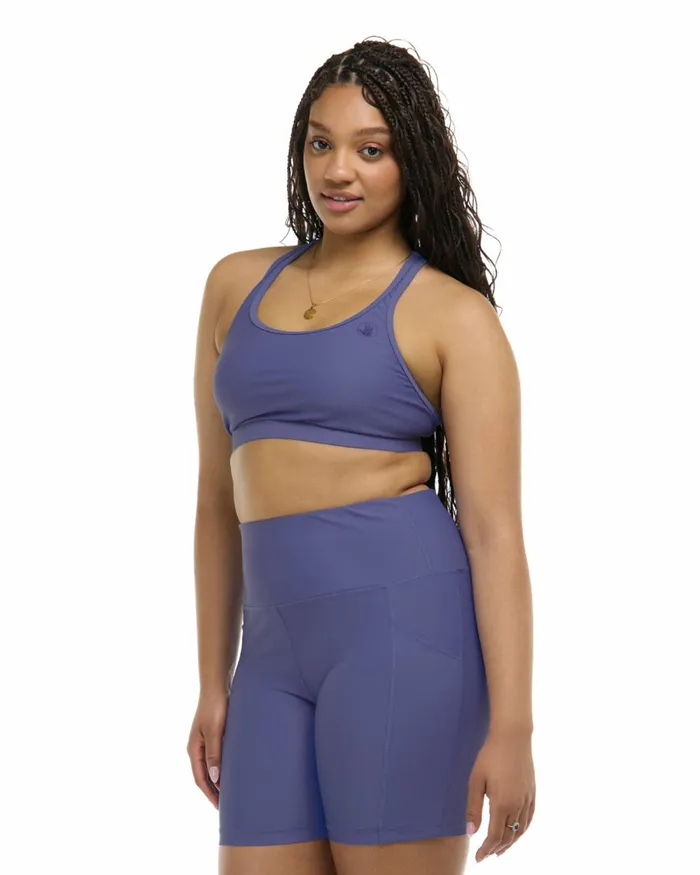 Body Glove Gym To Swim Smoothies Equalizer CrossOver Sports Bra 8211 Iris 8211 Women