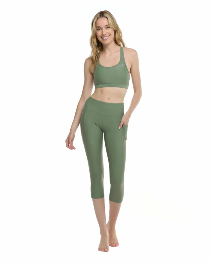 Body Glove Gym To Swim Smoothies Vigor CrossOver Capri 8211 Cactus 8211 Women