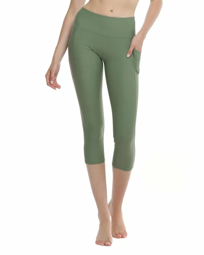 Body Glove Gym To Swim Smoothies Vigor CrossOver Capri 8211 Cactus 8211 Women