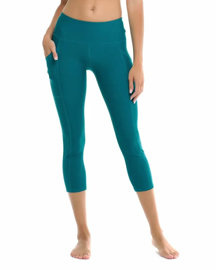 Body Glove Gym To Swim Smoothies Vigor CrossOver Capri 8211 Kingfisher 8211 Women