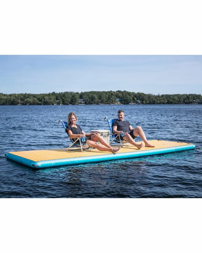 Body Glove Inflatable Docks 15039 Inflatable Floating Dock 8211 BlueWood 8211 Boards